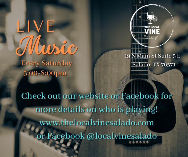 Live Music Saturday 768x644